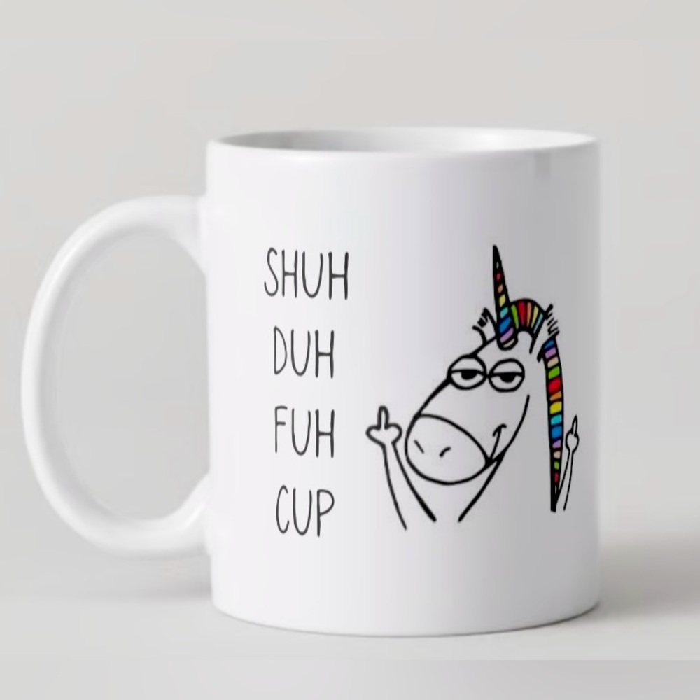 HANDMADE “Shuh Duh Fuh Cup” Ceramic Mug